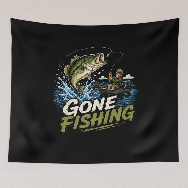 Item preview, Gone Fishing  designed and sold by TheEndDesign.