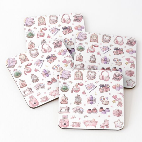 Item preview, Cute Vintage Coquette Aesthetic Typewriter Camera Journal Pastel designed and sold by Rehnair.