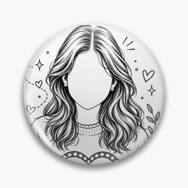 Item preview, Faceless Cozy Girl Heart Line Art designed and sold by DESPOT07.
