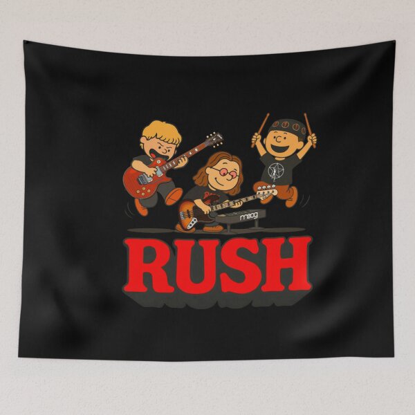 Item preview, Rush Band Charlie Brown Mashup (Action Variant) T-Shirt designed and sold by FloraGoods.