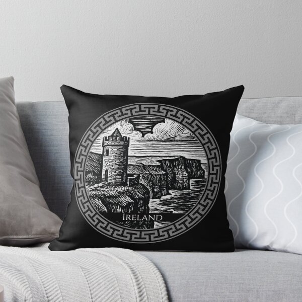 Item preview, Ireland Vintage Woodcut Art designed and sold by Thistle-TShop.