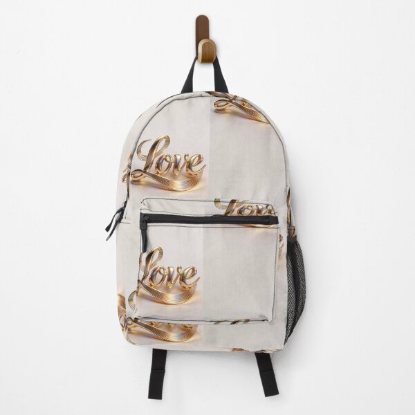 Item preview, Luxury Gold Love 3D Calligraphy – Elegant Romantic Typography designed and sold by Ethanticsticker.