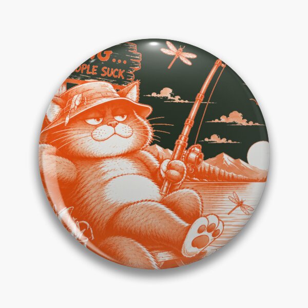 Item preview, RELAXED CAT FISHING designed and sold by BLUESKY11a.