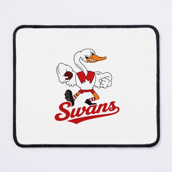 Item preview, Swan Footy Man designed and sold by Luke Foran Sports Art.
