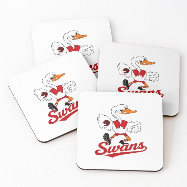 Item preview, Swan Footy Man designed and sold by Luke Foran Sports Art.
