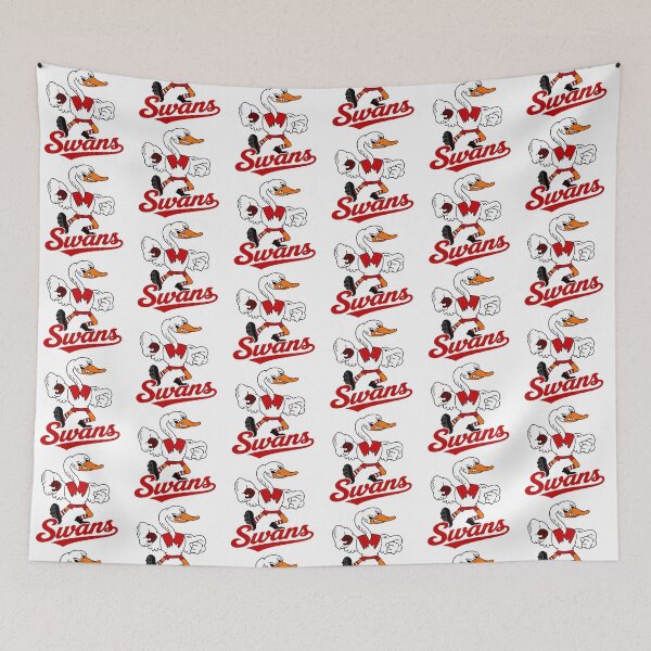 Item preview, Swan Footy Man designed and sold by Luke Foran Sports Art.