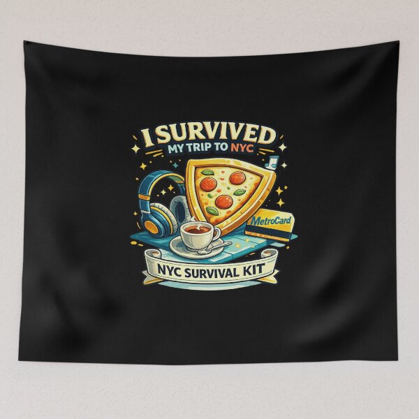 Item preview, NYC Survival Kit Pop New Yorker Essentials designed and sold by teemix.