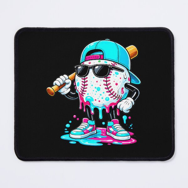 Item preview, Baseball Character Baseball Bat Sunglasses Player Fan designed and sold by CharlieConon.