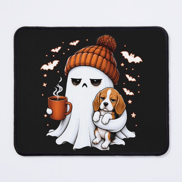 Item preview, Funny Boo-gle Halloween Beagle Ghost Coffee Dog Lover designed and sold by JerdbordinShop.