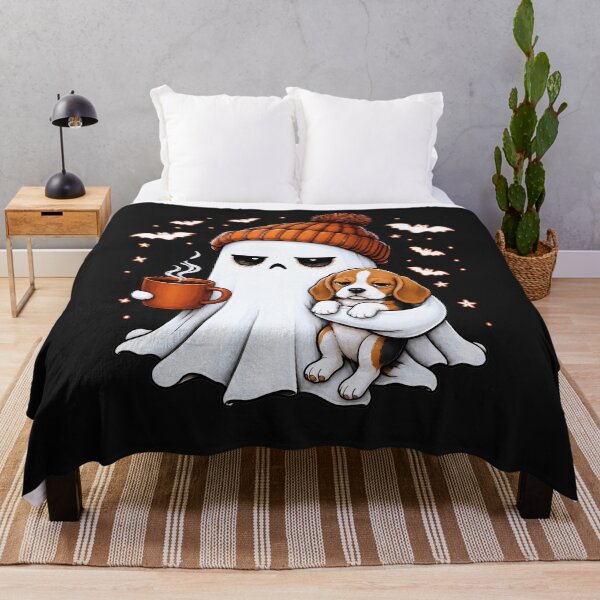 Item preview, Funny Boo-gle Halloween Beagle Ghost Coffee Dog Lover designed and sold by JerdbordinShop.