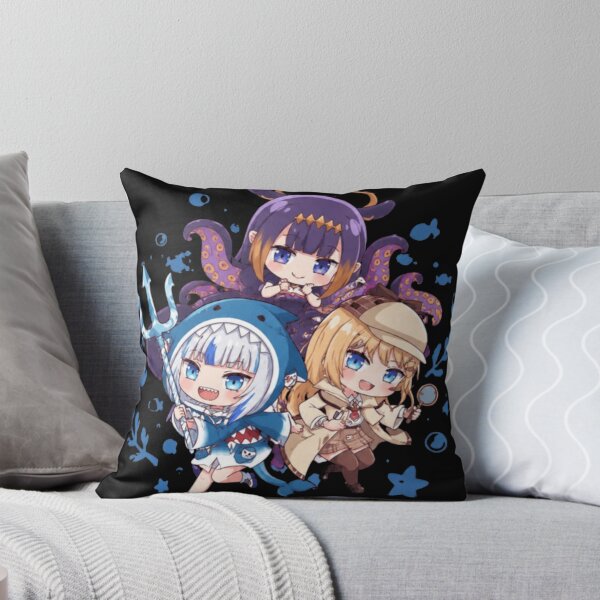 Item preview, Ina Ame And Gura Cute Illustration designed and sold by HRINGUR CLOTHES AND ACCESSORIES.