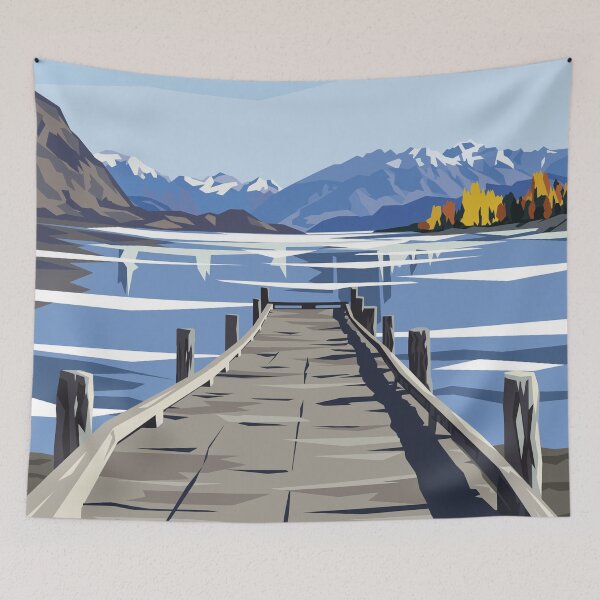 Item preview, Wanaka Wharf designed and sold by Art by Ira.
