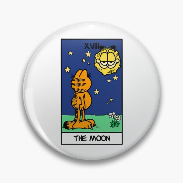 Item preview, The Moon Tarot Card But It'S Garfield designed and sold by christineirist.