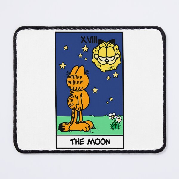 Item preview, The Moon Tarot Card But It'S Garfield designed and sold by christineirist.