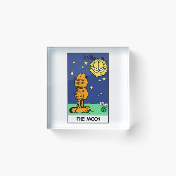 Item preview, The Moon Tarot Card But It'S Garfield designed and sold by christineirist.
