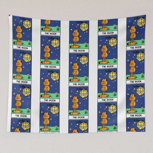 Item preview, The Moon Tarot Card But It'S Garfield designed and sold by christineirist.