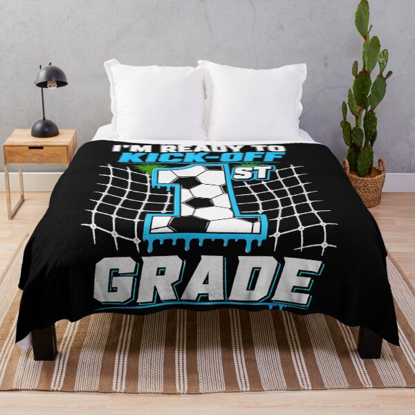 Item preview, I'm Ready To Kick-Off 1st Grade Back To School Soccer Student designed and sold by CharlieConon.