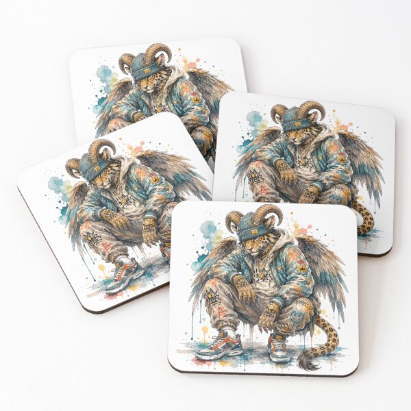 Item preview, Urban King Leopard – Hip Hop Streetwear Graffiti Animal designed and sold by PLUSHIWORLDtm.