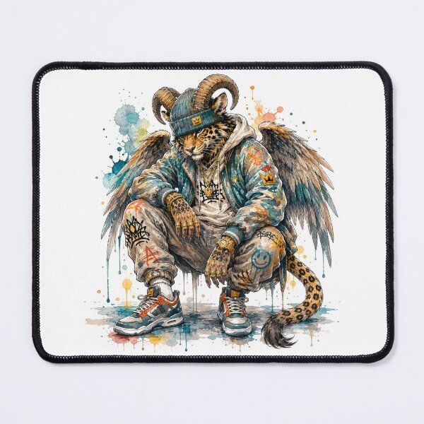 Item preview, Urban King Leopard – Hip Hop Streetwear Graffiti Animal designed and sold by PLUSHIWORLDtm.