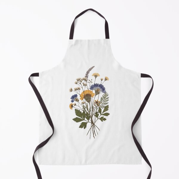 Item preview, Vintage Pressed Wildflower Bouquet - Botanical Herbarium Floral Print designed and sold by Dzblack.