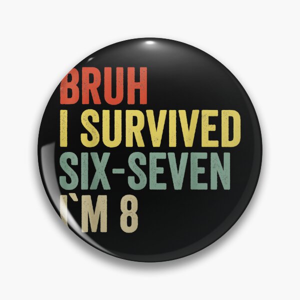 Item preview, Bruh I Survived Six-Seven I'm 8 Eighth Birthday Eight Year Old Kid designed and sold by CharlieConon.
