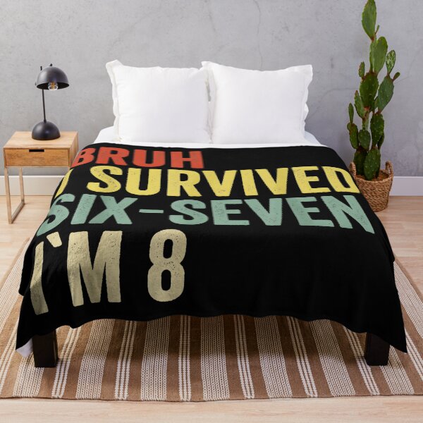 Item preview, Bruh I Survived Six-Seven I'm 8 Eighth Birthday Eight Year Old Kid designed and sold by CharlieConon.