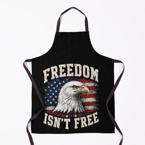 Item preview, Distressed Freedom Isn't Free Eagle American Flag designed and sold by markymaarty.
