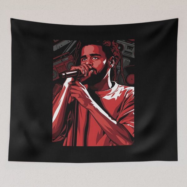 Item preview, J cole vector art designed and sold by Rusdiii.