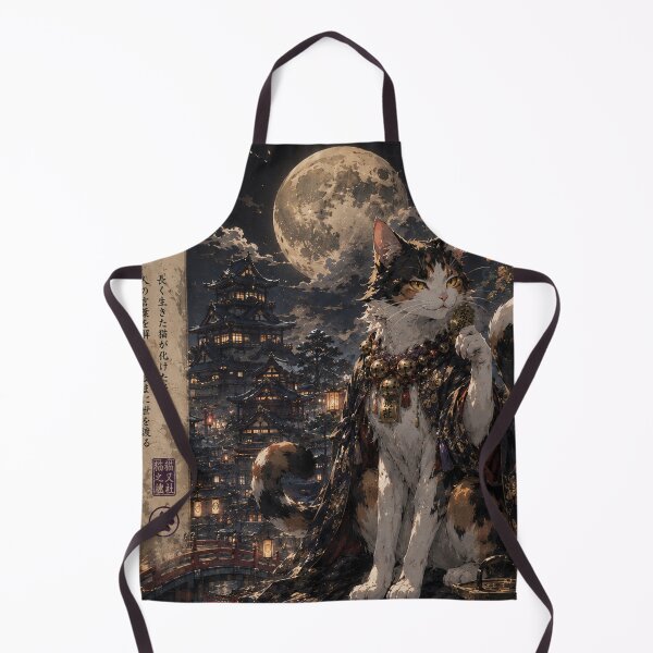 Item preview, Nekomata – The Two-Tailed Cat Spirit designed and sold by TeikunShop.