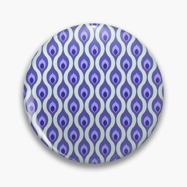 Item preview, Blue Purple Teardrop Geometric Pattern designed and sold by Sybille-Yates.