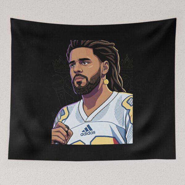 Item preview, J cole vector art designed and sold by Rusdiii.