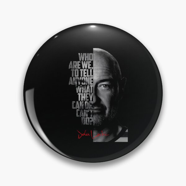 Item preview, Black And White John Locke Lost Tv Show Quote  designed and sold by OhShirtTees.