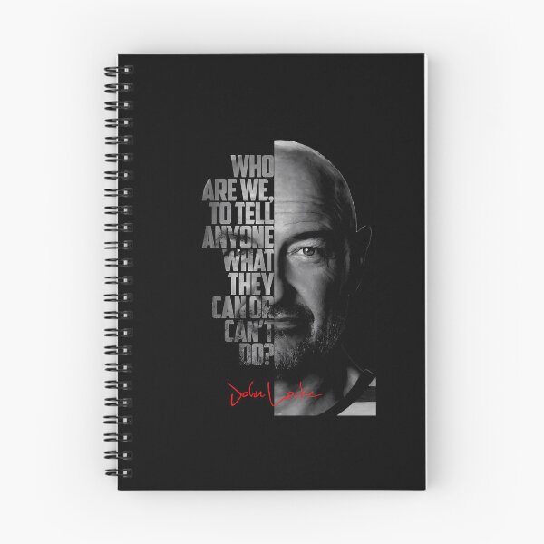 Item preview, Black And White John Locke Lost Tv Show Quote  designed and sold by OhShirtTees.