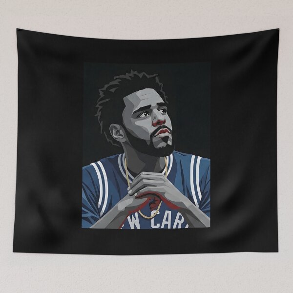 Item preview, J cole vector art designed and sold by Rusdiii.