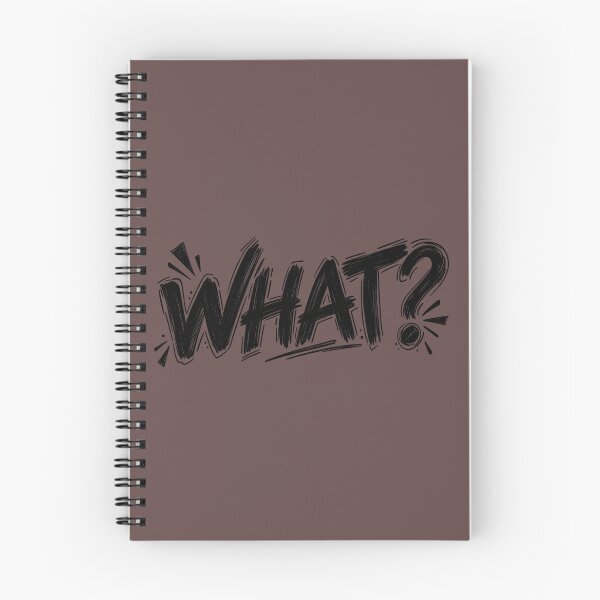 Item preview, WHAT? — Funny Confused Reaction Typography designed and sold by DESPOT07.