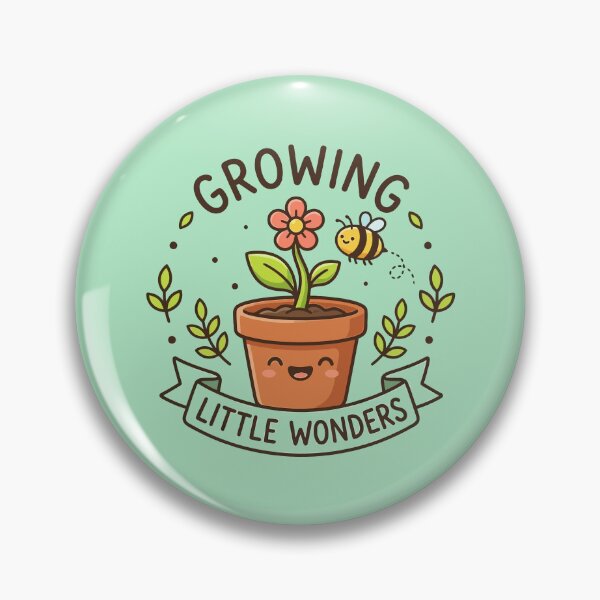 Item preview, Growing Little Wonders Cute Flower Pot Bee designed and sold by Amir Faysal.