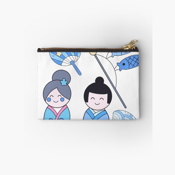 Item preview, Hand Drawn Cute Japanese Kokeshi Dolls designed and sold by Porpor Artwork.