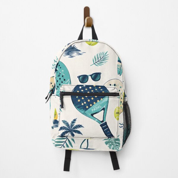 Item preview, Padel Tennis Tropical Summer Pattern Racket Beach Vacation designed and sold by Kimos Creative Store.