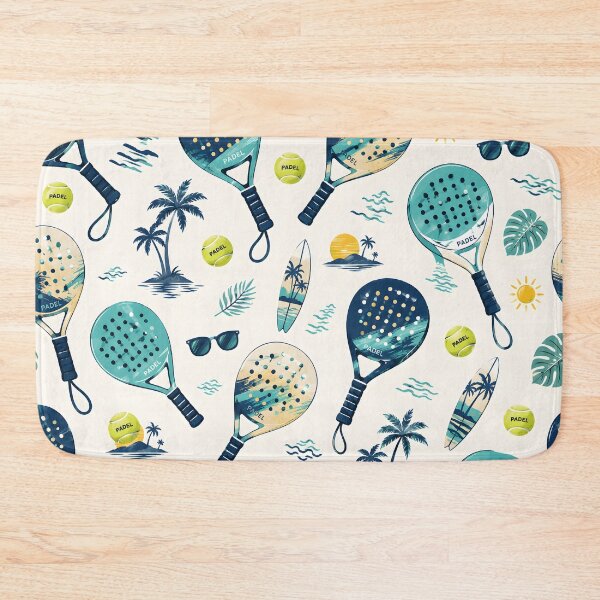 Item preview, Padel Tennis Tropical Summer Pattern Racket Beach Vacation designed and sold by Kimos Creative Store.