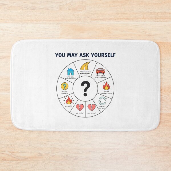 Item preview, YOU MAY ASK YOURSELF designed and sold by HeavHeadDsgn.