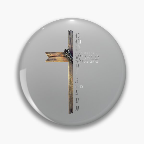 Item preview, Son of God Jesus Christ Cross Christian 9 John 3 16 designed and sold by mjohnson9.