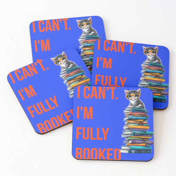 Item preview, Fully Booked Cat Sitting on a Stack of Books designed and sold by Creations by lyne.