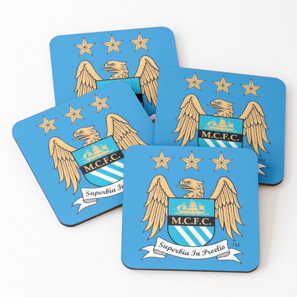 Item preview, Manchester City Retro Football Badge  designed and sold by ARbyCharlie.