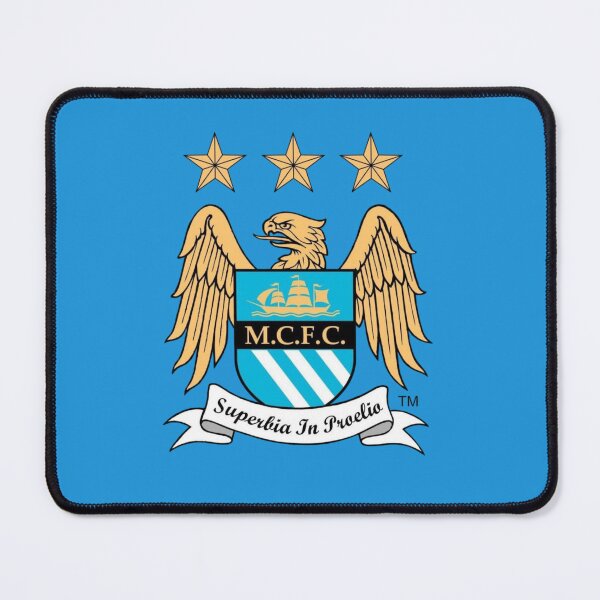 Item preview, Manchester City Retro Football Badge designed and sold by ARbyCharlie.