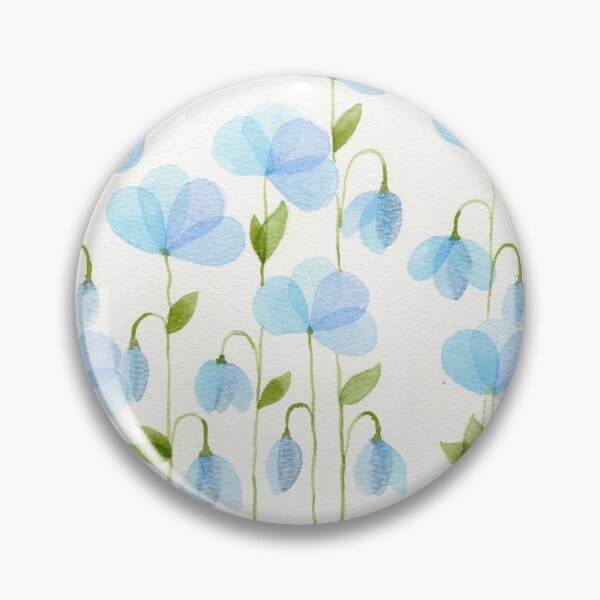 Item preview, Bubble Petals - Blue designed and sold by Aileen David.