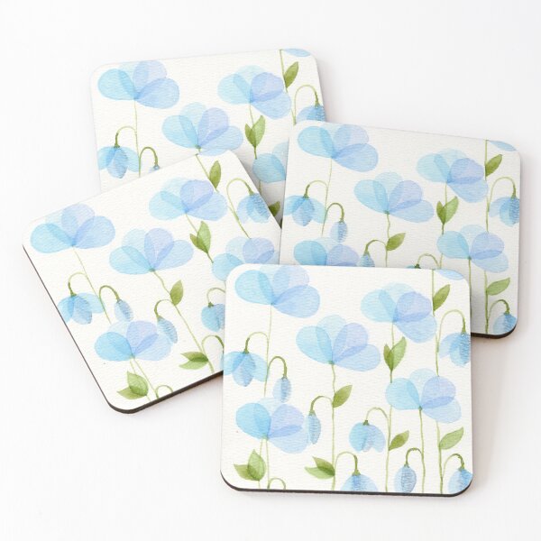 Item preview, Bubble Petals - Blue designed and sold by Aileen David.