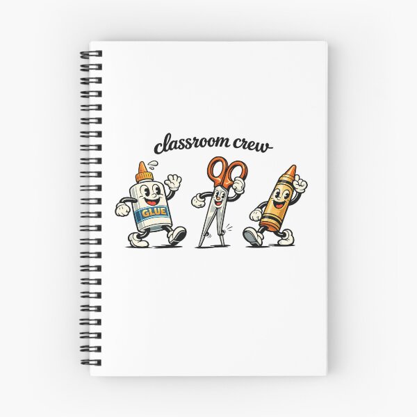 Item preview, Classroom Crew Glue Scissors Crayon Mascots  designed and sold by SON SON.