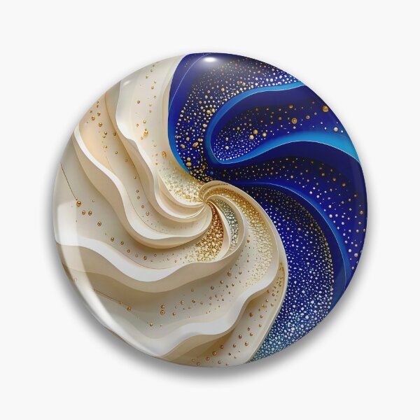 Item preview, Swirling Blue and White Patterns designed and sold by Vicky Brago-Mitchell®.