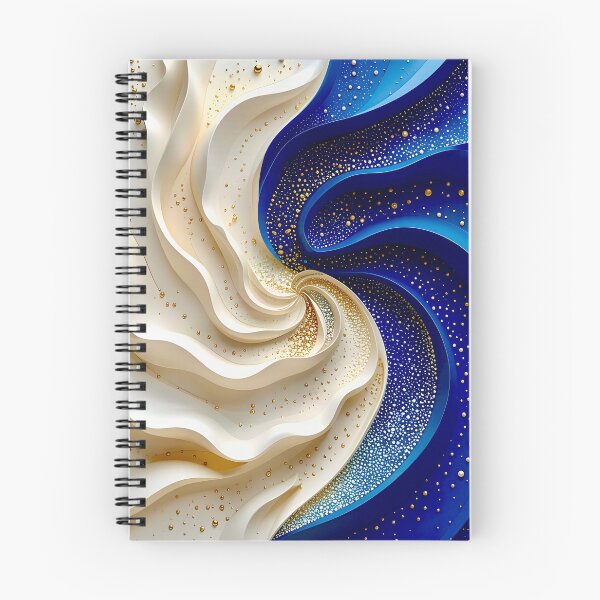 Item preview, Swirling Blue and White Patterns designed and sold by Vicky Brago-Mitchell®.