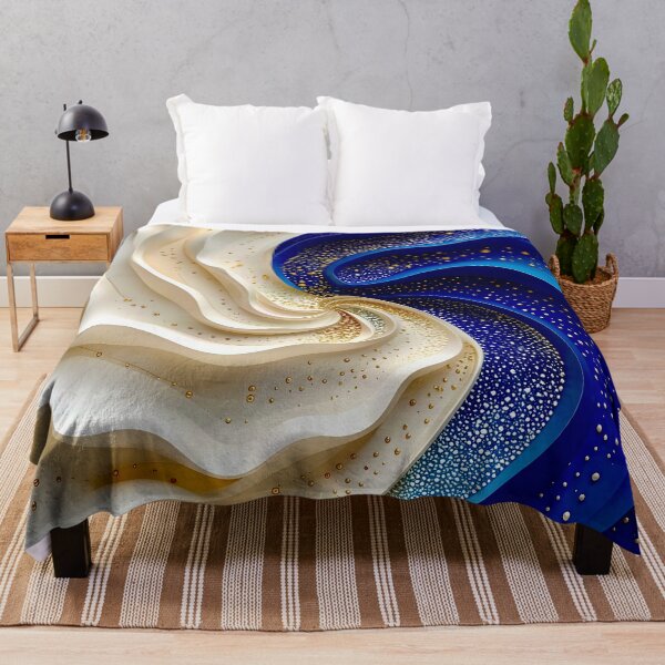 Item preview, Swirling Blue and White Patterns designed and sold by Vicky Brago-Mitchell®.